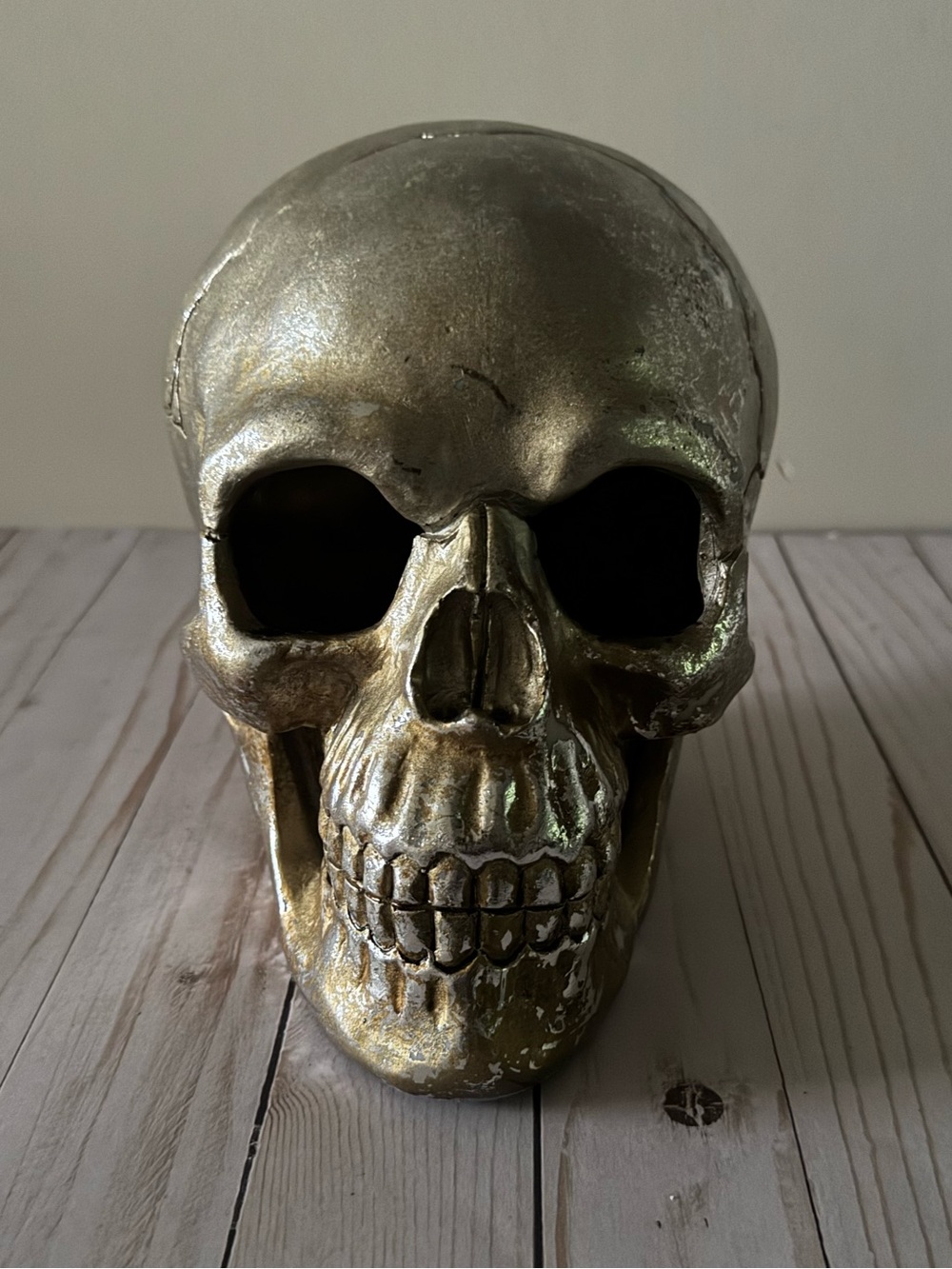 Large Halloween Skull with light up eyes